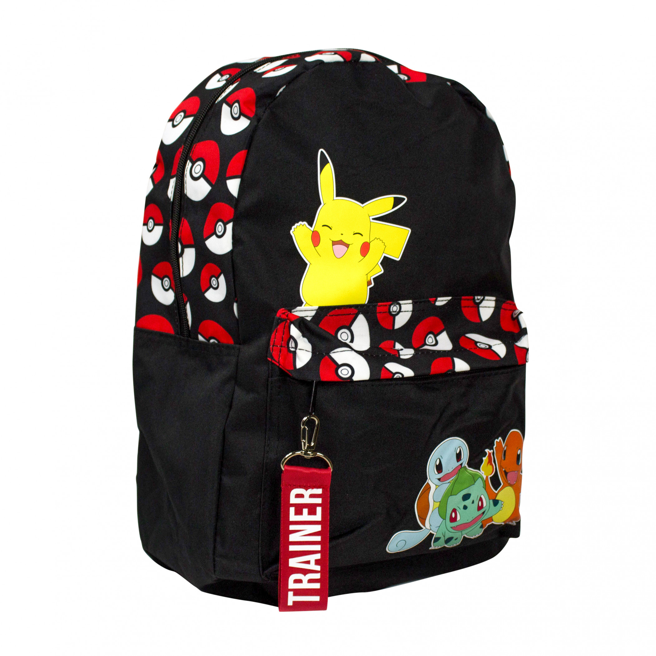 Pokemon Pikachu and Gen 1 Starters 16" Backpack